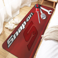 S-Snap On Tools Door Mat Entrance Non-slip Doormat Washable Kitchen Carpet