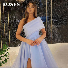 Homecoming Dresses: Prom Dress Tulle Evening Party Dress Court Train Prom Gown