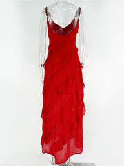 Evening Dresses: Dresses for Women Spaghetti Strap Backless Lace-up
