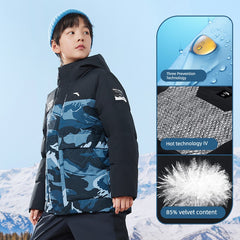 Anta Kids Boy's down Jacket Three-Proof Outwear