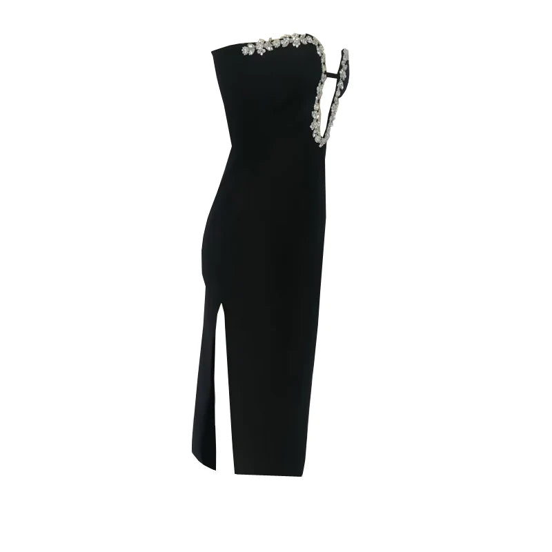 Formal attire Dresses: Women Elegant Strapless Backless Bodycon Celebrity Dresses