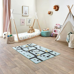 Studio de tapis kids car rugs, room play mats for boys and girls, non-slip home decor
