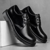 Oxford Mens Dress Shoes lace up fashion Formal Business genuine Leather