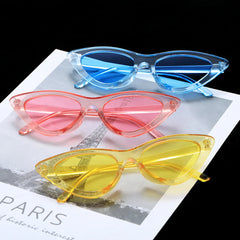 Eyewear Sun Shades Female Shades Vintage Small Triangle Sunglasses