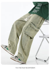 Cargo Baggy Jeans: Y2K Multi-pocket pant