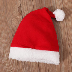 Baby Boy Girl Christmas Outfit Toddler Santa Costume Cute Santa Claus Cosplay Dress Up Clothes Xmas Coat Pant 4pcs Set
