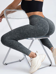 Push Up High Waist Sports Leggings Stretch Athletic Women Pants Seamless