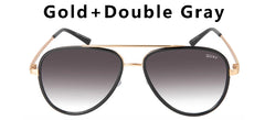 Sunglasses Women Mirror Quay Shades Brand Designer Gradient Pilot Sunglasses
