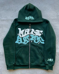 American Zipper Hoodies for Women and Men Y2K Spring