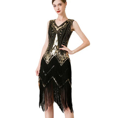 Formal attire Dresses: V-Neck Flapper Gatsby Cocktail Dress Formal Evening Prom