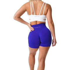 Solid Seamless Shorts Women Soft Workout Tights Fitness Outfits Yoga Pants Gym Wear