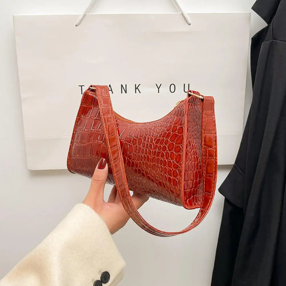 Black Trendy Women Shoulder Bag Fashion Pu Handbags Crossbody Bags Small