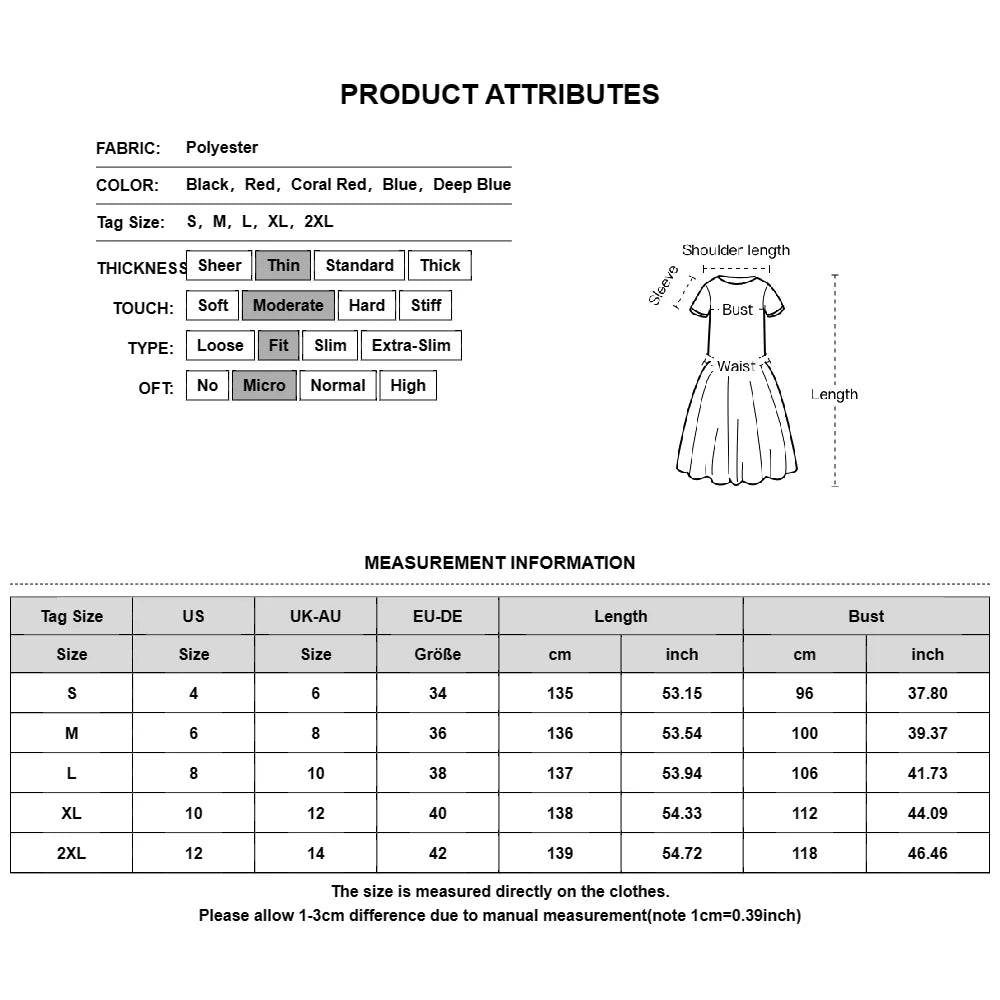 Plus Size Long Dress for Women Summer Beach Bohemian Dresses Oversized Female