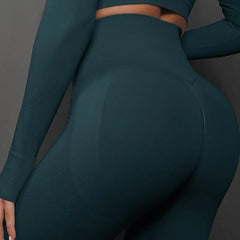 Women Seamless Yoga Pants Fitness Sports Running Sportswear Stretchy Lifting Tights