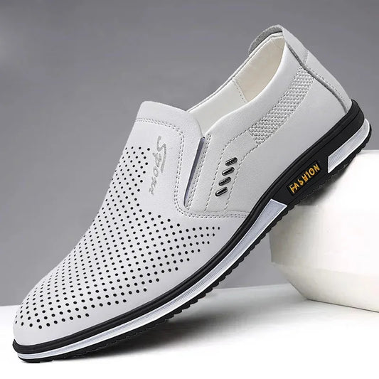 Brand Leather Shoes for Men Designer Loafers Adult Moccasins Men Driving
