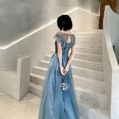 Homecoming Dresses: One-shoulder Evening Dresses Boat Neck Appliques