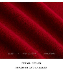 Pure Wool Sweater Men's Autumn Winter O-Neck Pullovers Business Casual