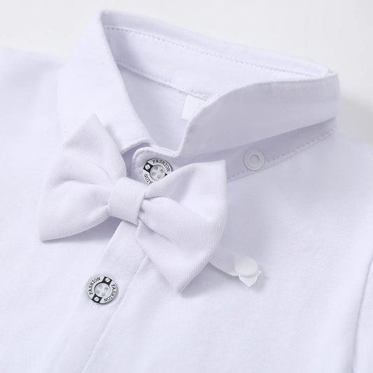 Outfit Boy Infant Baby Church Christening Suit Toddler White Blessing Set Newborn Easter Birthday Party Gift Clothes