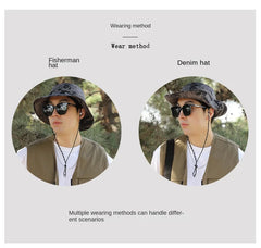 60-65cm Xxl Big Head Hat Men Summer Outdoor Jungle Fisherman Cap Lightweight