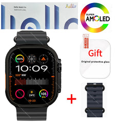 Smartwatch 2026 Original Hello Watch 5 Plus ULTRA3 49mm HD AMOLED 4G ROM NFC DeepSeek GPS Compass Bluetooth Call Clock Men Women