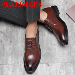 Elevator Shoes Men Dress Shoes 3/6/8 cm Men Formal Shoes Winter