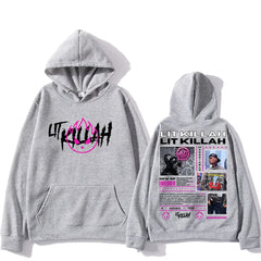 Paulo Londra Hooded LIT Killah Funko Pop Hip Hop Casual Retro Sweatshirt With Hooded