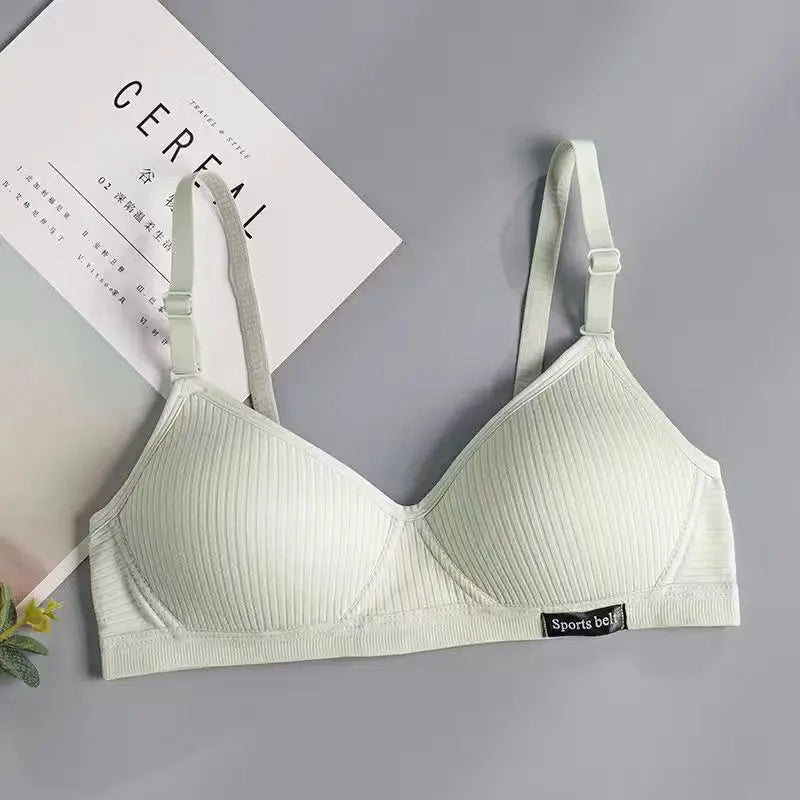 Bra Underwear Wireless Gathering Comfortable-Bra Women's Upward Push Underwear