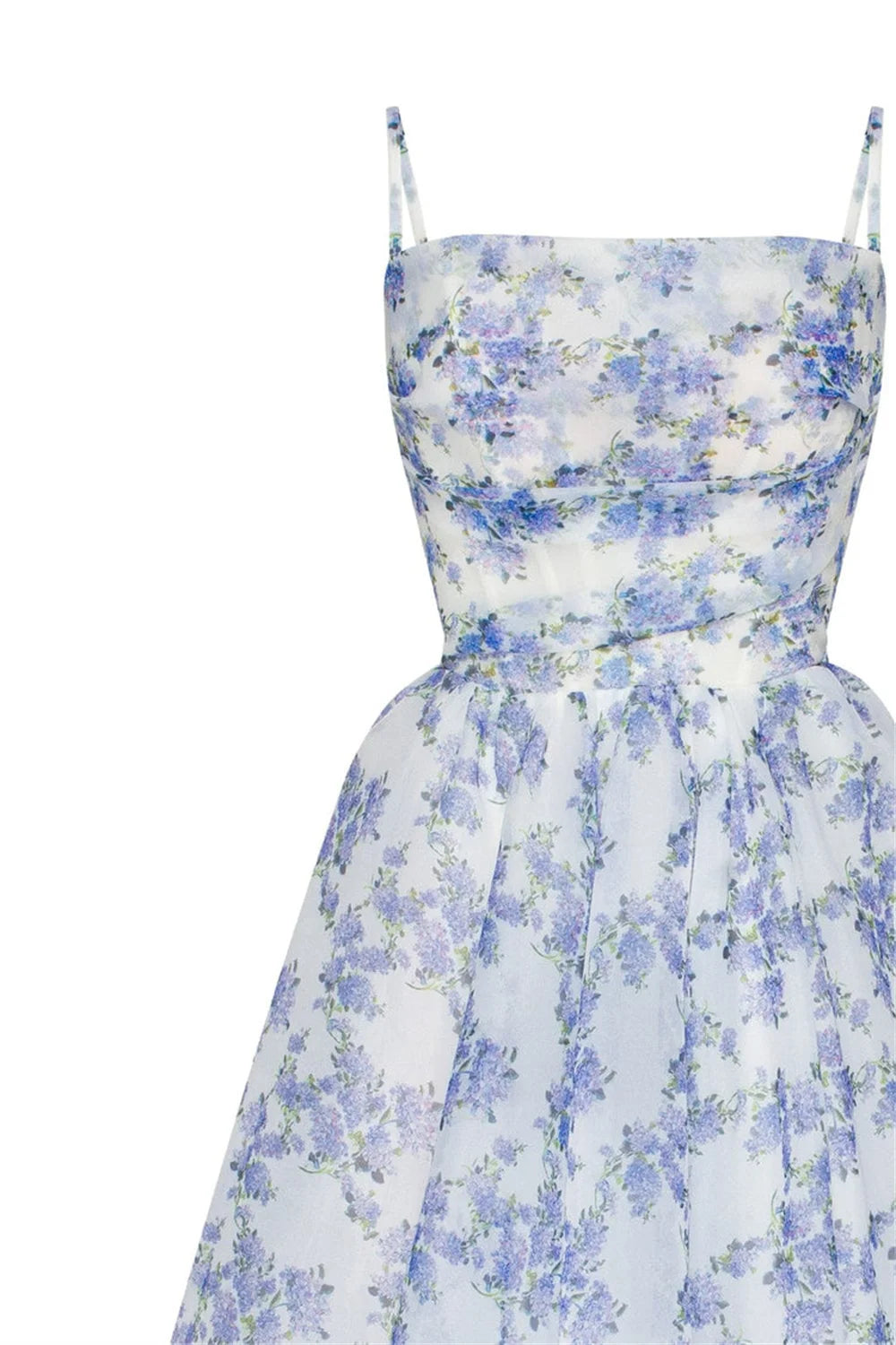 Homecoming Dresses: Prom Dress Spaghetti Strap A-line Sweet Flowers