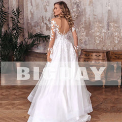 White Bridesmaid Dresses: Elegant A-Line Wedding Dress Women Open Back