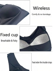 Bras Plus Size Seamless Lace Bra Bralette Backless Lady Brassiere Vest Female