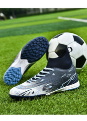 Men Sneakers Soccer Shoes Cleats Breathable Adult Kids TF/FG Football Boots