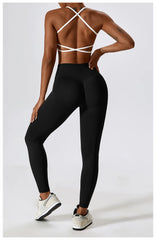 Sport Pants Tights Seamless Fitness Leggings Women Clothing High Waist Scrunch