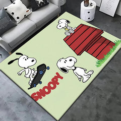 Snoopy HD lively Cartoon,Large Area Printed Carpet,Bathroom,Living Room Decor,Sofa