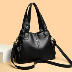 Genuine Soft Leather Handbags for Women Casual Shoulder Tote Bag Luxury Designer