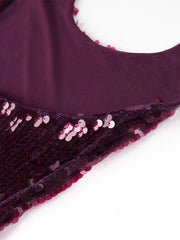 Halter Sequin Dress Party Dresses Backless Slim Fit Fashion Elegant Hanging Neck