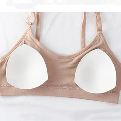 Women Seamless Bra Set Lingerie High Waist Cotton Thong Panties Wire Free