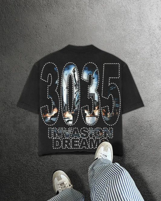 Statue of Liberty Graphic T Shirts Oversized Y2k Tops Harajuku Vintage Gothic Streetwear Black Short Sleeve T Shirt Men Clothing