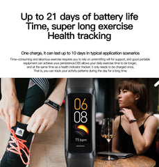 Amoled Smart Watch Smartwatch Band Women Men Heart Rate Blood Oxygen Waterproof Connected Smart Bracelet Sport Fitness Tracker