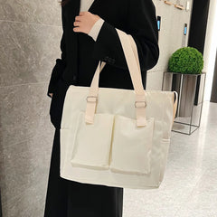 Waterproof nylon bag, large capacity, lightweight, multi-functional women's bag