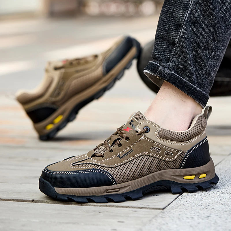 New Men's Shoes Summer Work Safety Shoes, Men's Anti Piercing Work Shoes, Protective Shoes, Safety Boots
