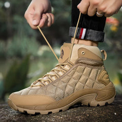 Men's Military Boots Combat Mens Ankle Boots Outdoor Male Work Boots Motocycle Boots