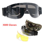 Glasses Wind and UV Protection Sunglasses Army Hunting Air Gun Color