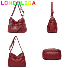 Soft Leather Luxury Purses and Handbags Women's Bag