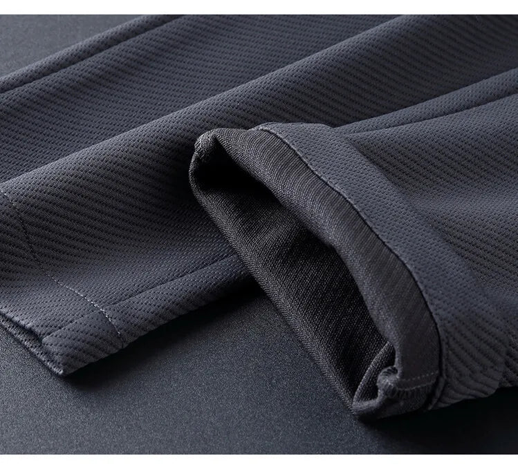 Spring and Autumn New Sportswear Suit Men's Casual Breathable High-end Jacket Trousers Stand-up Collar Zipper Open Mens Clothes