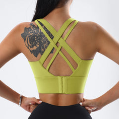 Gym Push Up Bra Women Sports Bra Back Closure High Impact Workout Sport
