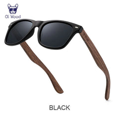 Sunglasses Men Polarized Fashion Sun Glasses Original Wood