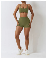 Seamless Yoga Set Workout Sportswear Gym Clothing 2Pcs Sport Sets Women