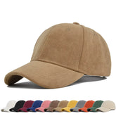Solid Suede Retro Baseball Caps For Men Women Spring Autumn Street Snapback