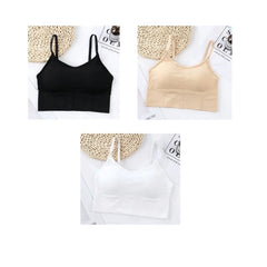 Sports Bra with removable cups Seamless Comfortable Wireless Bra For Women