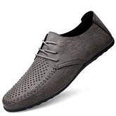 Leather Men Breathable Driving Shoes Fashion Luxury Brands Formal Men